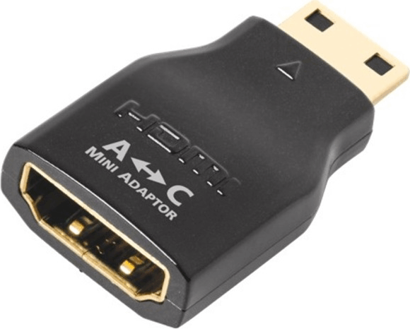 AudioQuest HDMI Type A anya - Mini HDMI Type C apa aranyozott csatlakozós adapter AudioQuest HDMI Type A anya - Mini HDMI Type C apa aranyozott csatlakozós adapter