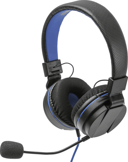 Snakebyte Head:Set 4 PS4 Gaming Headset Fekete/Kék