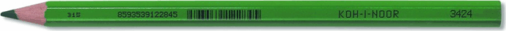 Koh-i-Noor 3424 hatszögletű vastag Színes ceruza - Zöld