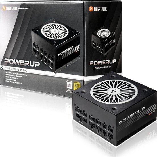 Chieftec 550W PowerUp 80+ Gold tápegység