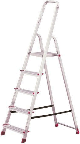 Krause 000729 Corda 5 lépcsőfokos alumínium állólétra