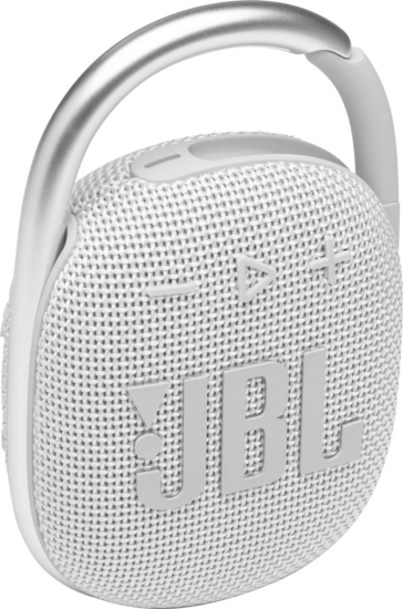 JBL Clip 4 Bluetooth vízálló hordozható hangszóró - Fehér
