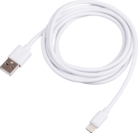 Akyga USB-A apa - Lightning apa iPhone töltőkábel 1.8m - Fehér