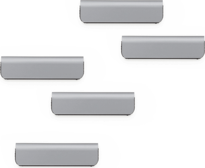 Durable DURAFIX CLIP Jegyzettartó klip - Ezüst (5db/csomag)