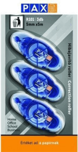 Pax R101 kék hibajavító roller (3db)