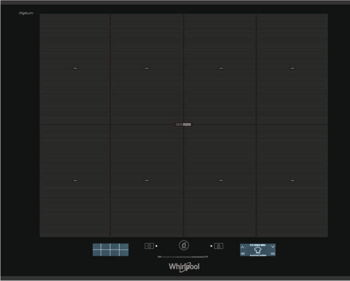 Whirlpool SMP658CBTIXL Indukciós főzőlap - Fekete Whirlpool SMP658CBTIXL Indukciós főzőlap - Fekete