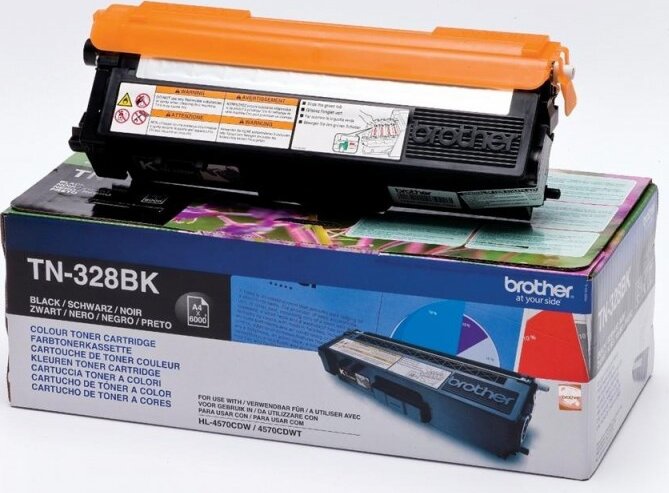 Brother TN-328BK fekete 6000 oldal Brother TN-328BK fekete 6000 oldal