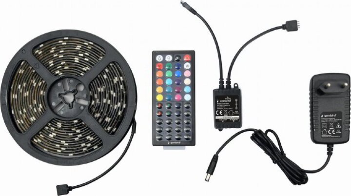 Gembird LED-S-RGB500-01 Dekor LED szalag 5m - RGB