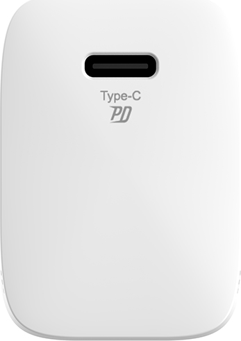 Silicon Power Hálózati USB-C töltő 18W (EU) + USB-C - Lightning töltőkábel 1m - Fehér