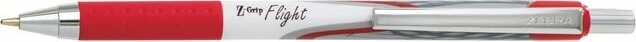 Zebra Z-Grip Flight nyomógombos golyóstoll - 0.34mm / Piros