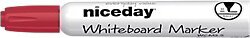 Niceday 1-3mm kerek hegyű táblamarker - Piros