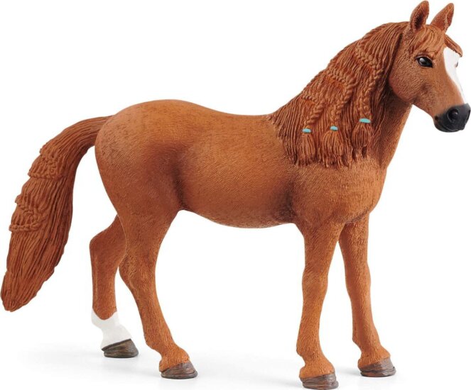 Schleich 13925 Német lovagló póni, kanca figura