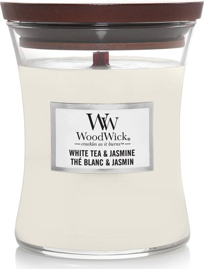 WoodWick White Tea & Jasmine Illat gyertya 275g