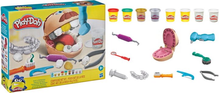 Hasbro Play-Doh: Fogászat és fogszabályzás gyurmaszett Hasbro Play-Doh: Fogászat és fogszabályzás gyurmaszett
