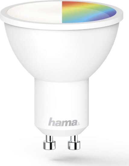 HAMA WIFI LED Okos Izzó 5,5W 400lm GU10 - RGB