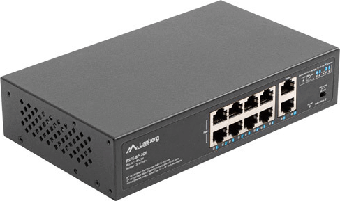 Lanberg RSFE-8P-2GE-120 Gigabit Switch