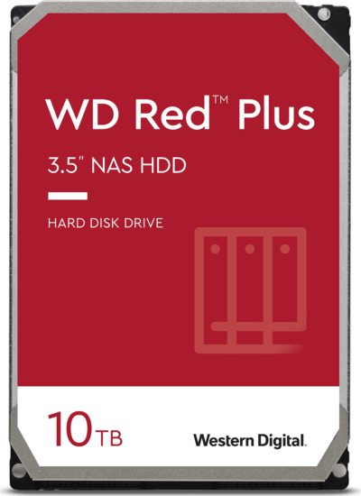 Western Digital 10TB Red Plus SATA3 3.5" NAS HDD Western Digital 10TB Red Plus SATA3 3.5" NAS HDD