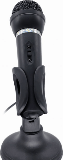 Gembird MIC-D-04 Asztali Mikrofon - Fekete