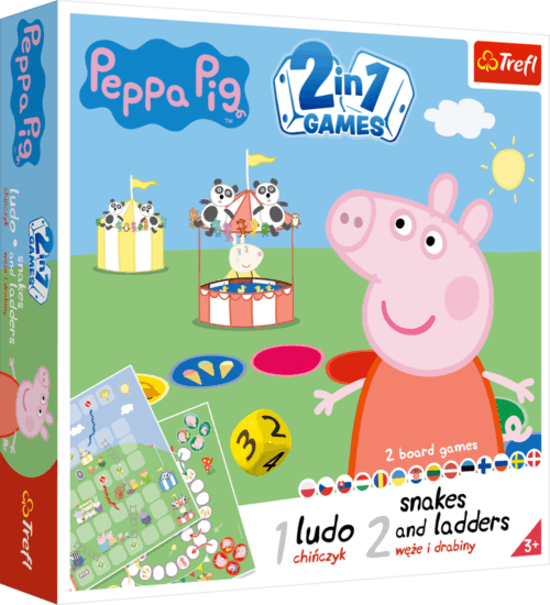 Peppa társasjáték készlet 2in1