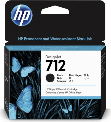 HP 712 Eredeti Tintapatron Fekete
