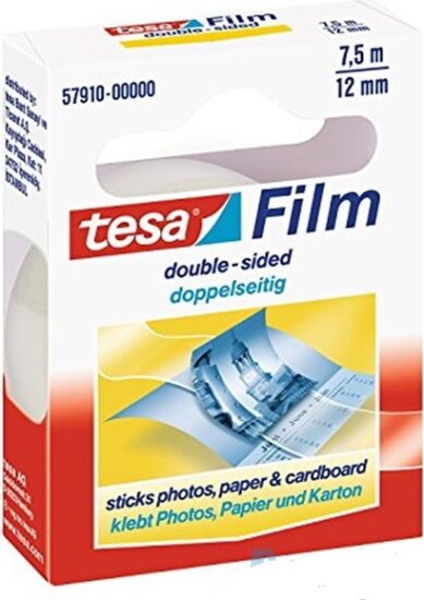 Tesa Kétoldalas ragasztószalag 7,5 mm x 12 m