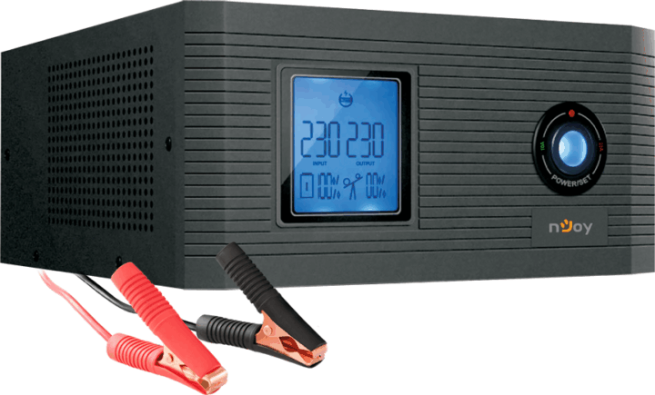 nJoy Aira 600 600VA / 500W Vonalinteraktív UPS akku támogatással