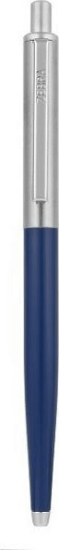 Zebra 901 Nyomógombos golyóstoll ezüst klippel - 0,24 mm/Kék Zebra 901 Nyomógombos golyóstoll ezüst klippel - 0,24 mm/Kék