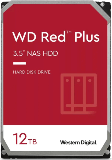 Western Digital 12TB Red Plus SATA3 3.5" NAS HDD Western Digital 12TB Red Plus SATA3 3.5" NAS HDD