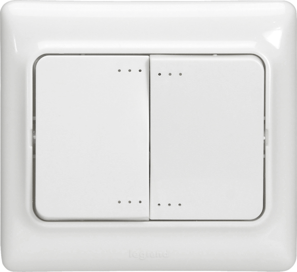 Legrand 782102 Kaptika csillárkapcsoló komplett - Fehér