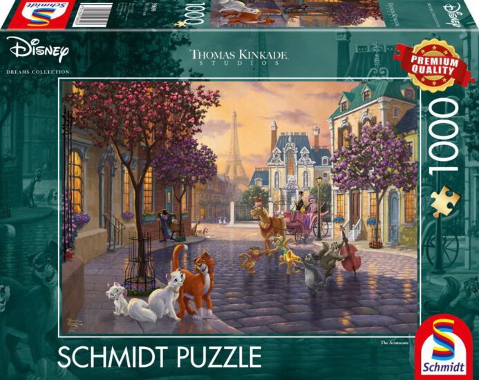 Schmidt Spiele Puzzle Disney: Az arisztokrácia - 1000 darabos puzzle Schmidt Spiele Puzzle Disney: Az arisztokrácia - 1000 darabos puzzle