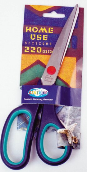 Centrum 17,5 cm bliszteres olló - Kék