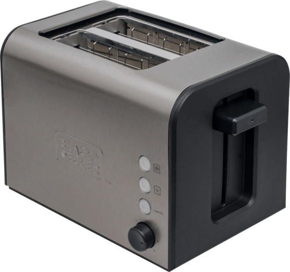 Black&Decker BXTO900E Kenyérpirító - Rozsdamentes acél/Fekete