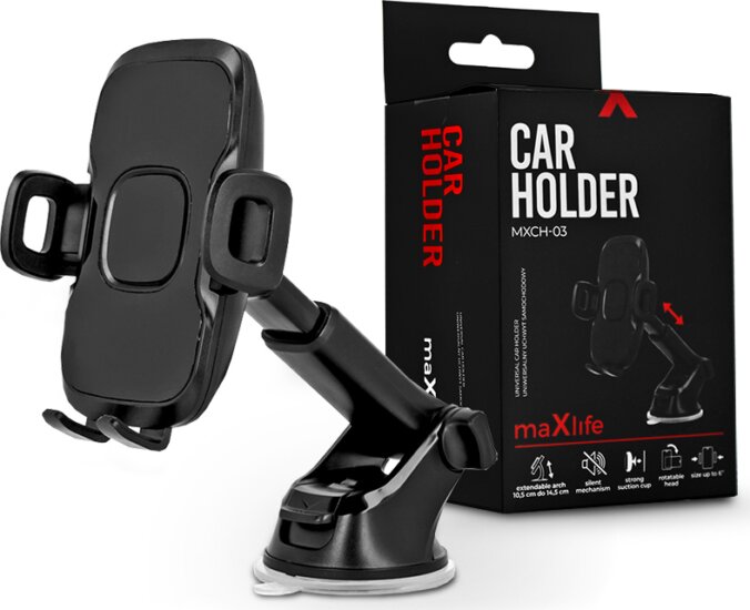 Maxlife MXCH-03 Univerzális autós tartó - Fekete
