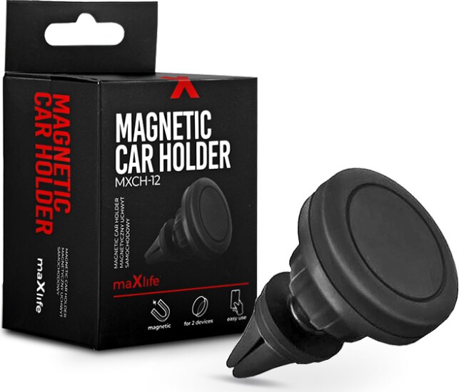 Maxlife MXCH-12 Mágneses autós tartó - Fekete