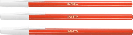ICO Signetta kupakos golyóstoll - 0.7mm / Piros (3db / csomag) ICO Signetta kupakos golyóstoll - 0.7mm / Piros (3db / csomag)