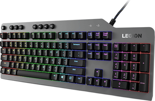 Lenovo Legion K500 USB Mechanikus Gaming Billentyűzet US - Szürke Lenovo Legion K500 USB Mechanikus Gaming Billentyűzet US - Szürke
