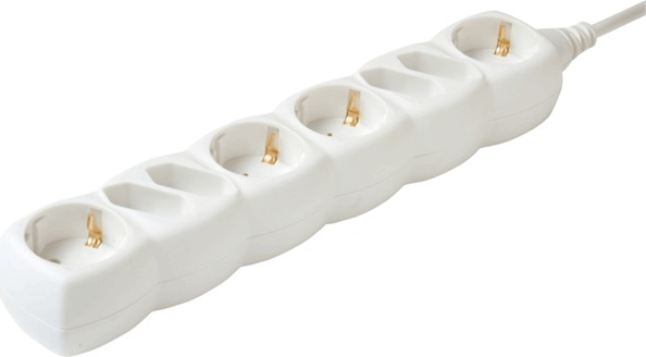 Home NV 18-3/WH/1,5 elosztó: 4 db euro + 4 db védőérintkezős aljzat