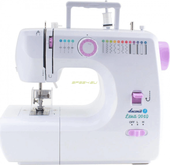 Lucznik Lena 2019 Elektromos Varrógép 24 Watt - Fehér / Pink Lucznik Lena 2019 Elektromos Varrógép 24 Watt - Fehér / Pink