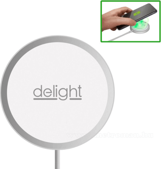 Delight 55164A Mágneses vezeték nélküli töltőpad (10W)