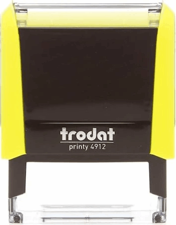 Trodat 4912 Printy 4.0 bélyegző - Neon sárga