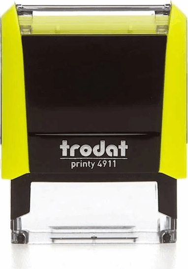 Trodat 4911 Printy 4.0 bélyegző - Neon sárga