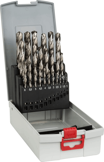 Bosch Ø 1 - 13 mm HSS-G Pro Box Hengeres Fémfúró készlet (24db/csomag)