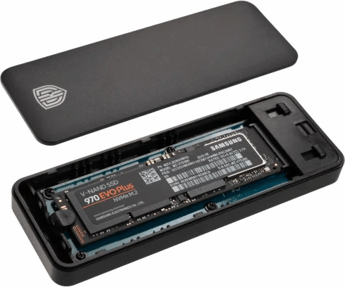 Kolink HDSUBM2C USB Külső SSD ház - Fekete