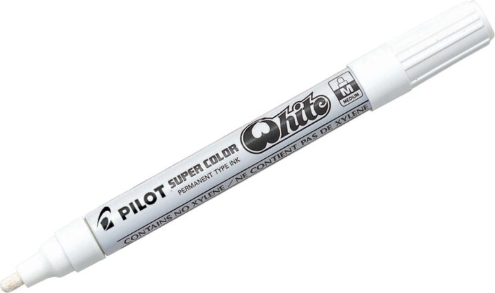 Pilot Super Color 2mm Alkoholos marker - Fehér