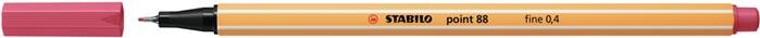 Stabilo Point 88 0.4 mm Tűfilc - Piros