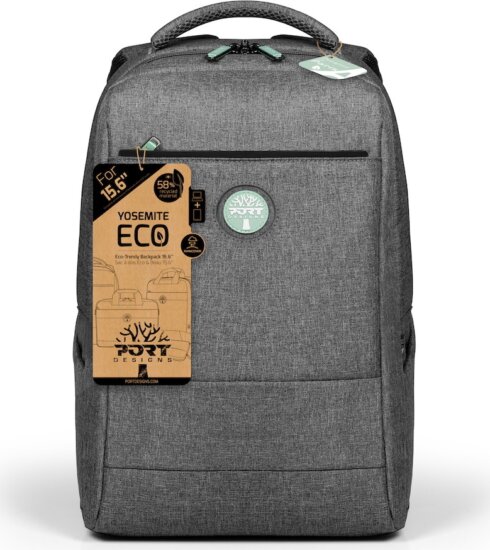 Port Yosemite Eco XL 15,6" Notebook hátizsák - Szürke