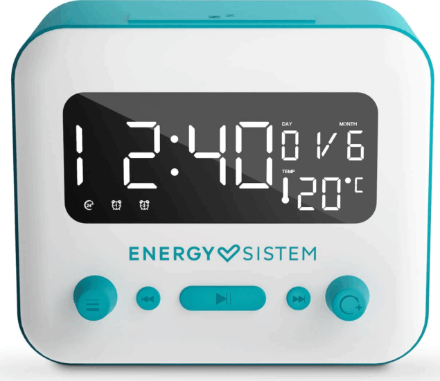 Energy Sistem EN 450725 Rádiós ébresztőóra - Fehér/Kék