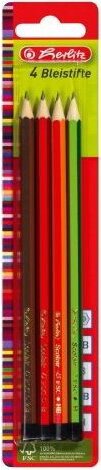 Herlitz Scolair Hatszögletű Vegyes keménységű Grafitceruza ( 4 db / csomag)