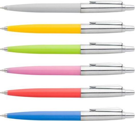 ICO Polo Color nyomógombos golyóstoll - 0.8mm / Kék többfajta ICO Polo Color nyomógombos golyóstoll - 0.8mm / Kék többfajta