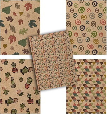 Pátria Design ECO Nature 40 lapos A4 kockás füzet többféle